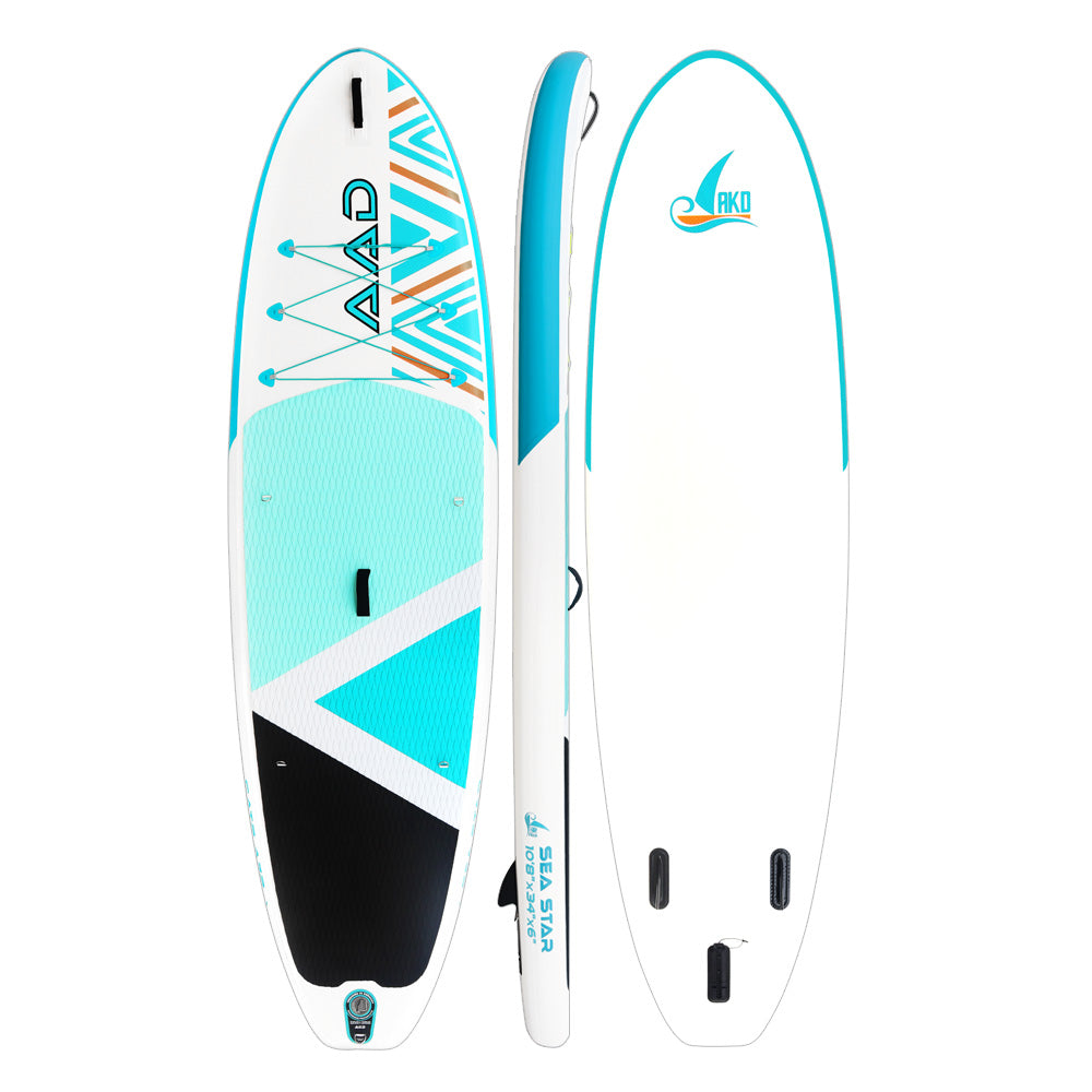 AKD SeaStar 10'8 "Stand Up Paddle Board SUP 325x86x15cm 165kg / 346L (Cyan)