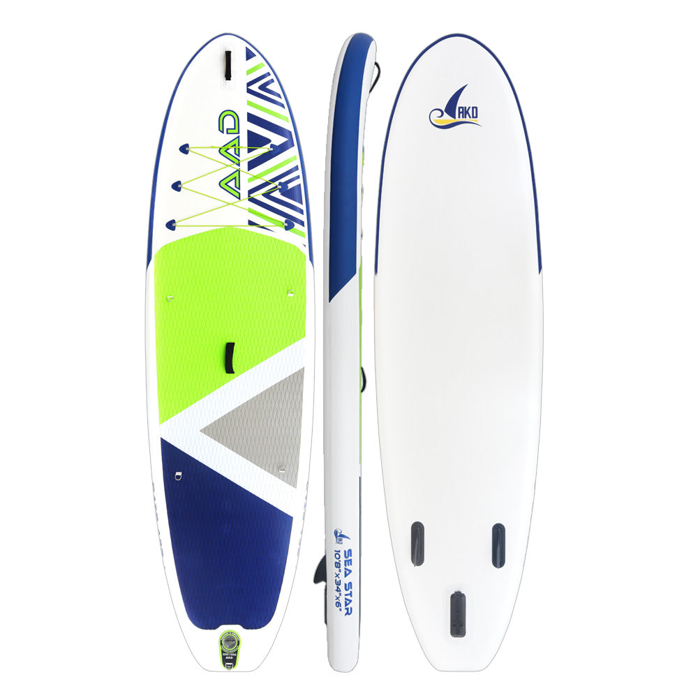 AKD SeaStar Stand up Paddle Board 10'8” 325x86x15cm SUP Board 165kg/346L (Grün)